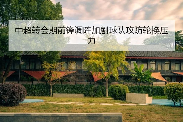 中超转会期前锋调阵加剧球队攻防轮换压力